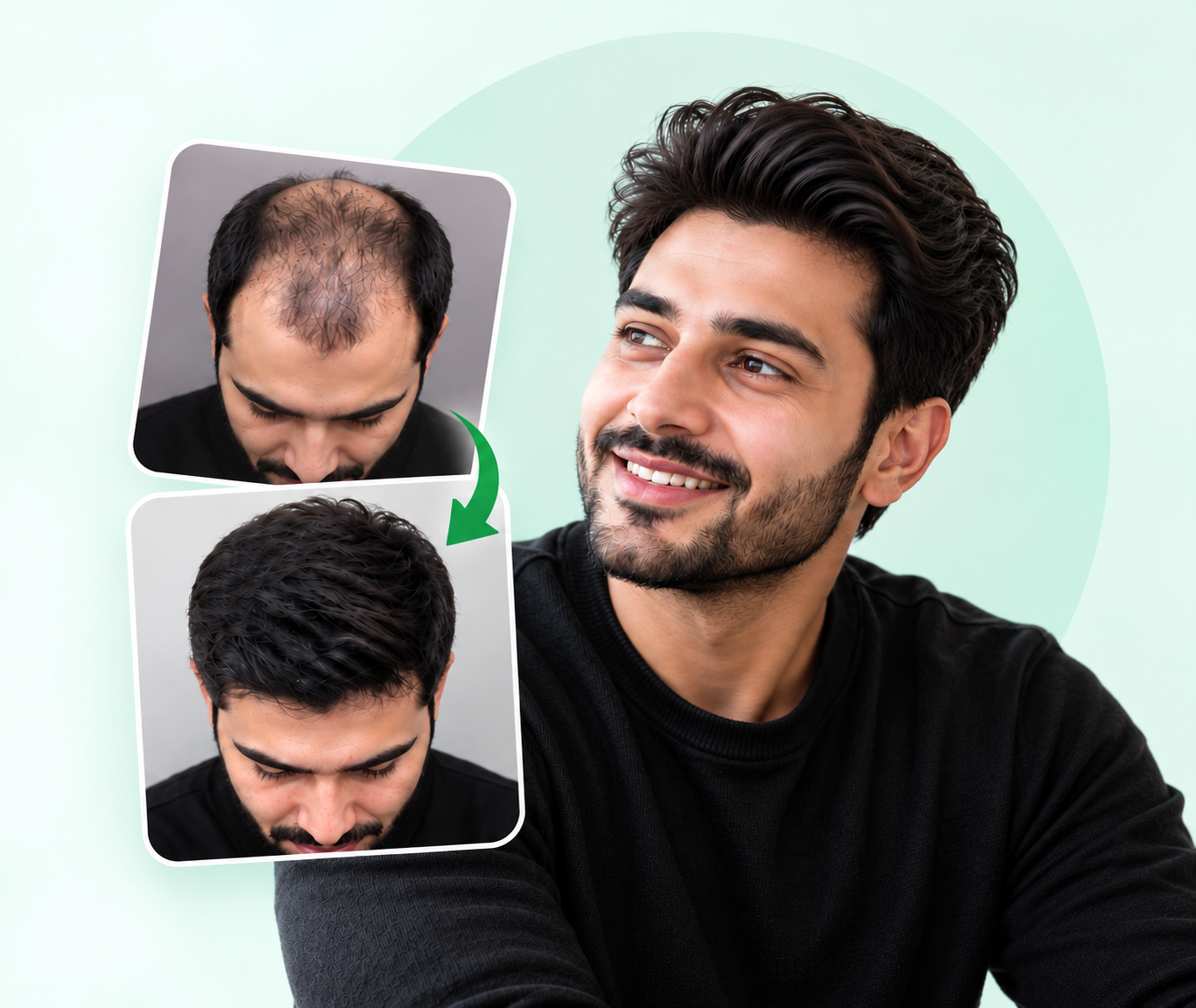 FUE hair transplant at HRG Skin and Hair Clinic, Rohini
