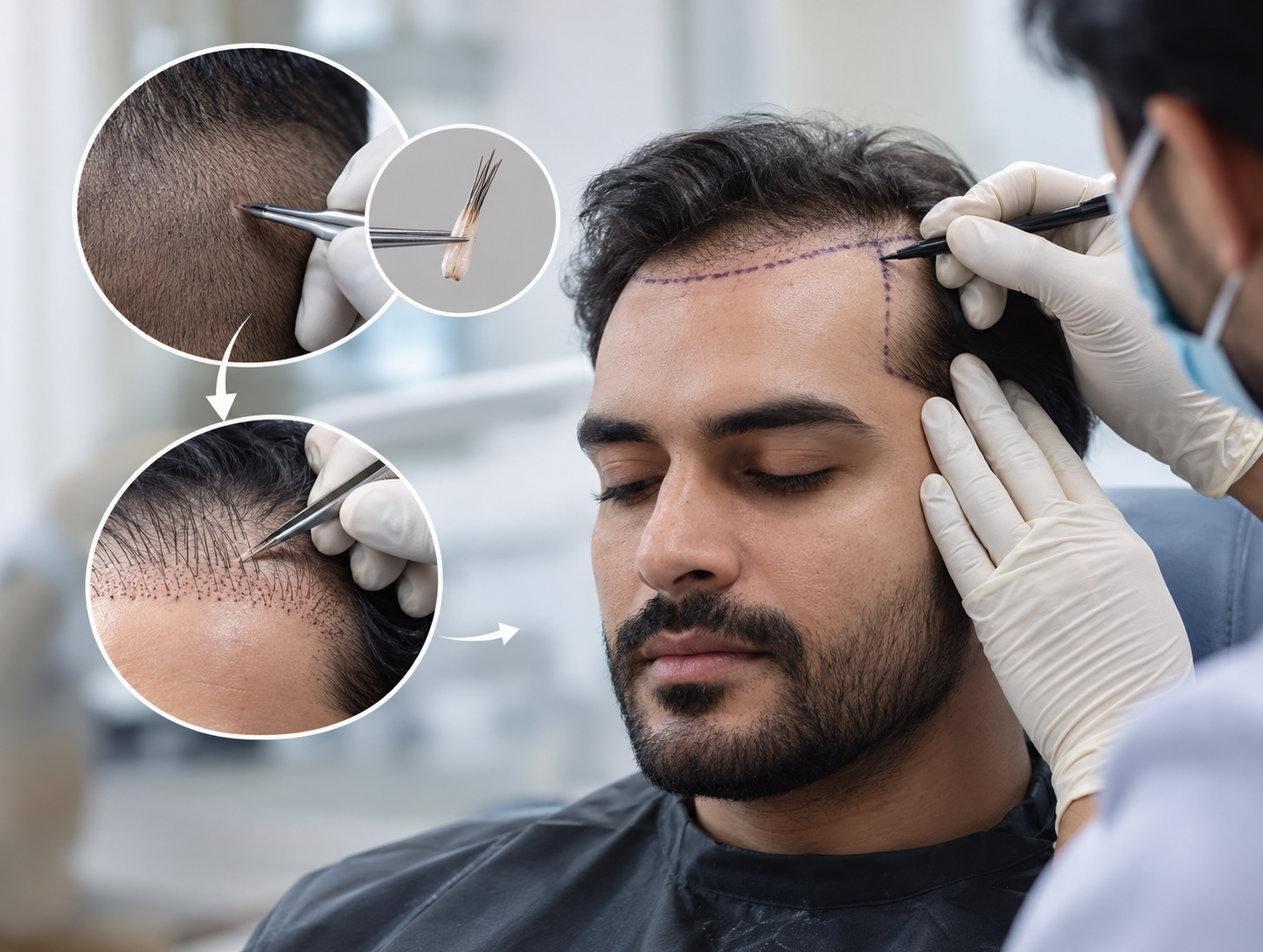 FUE Hair Transplant in Delhi