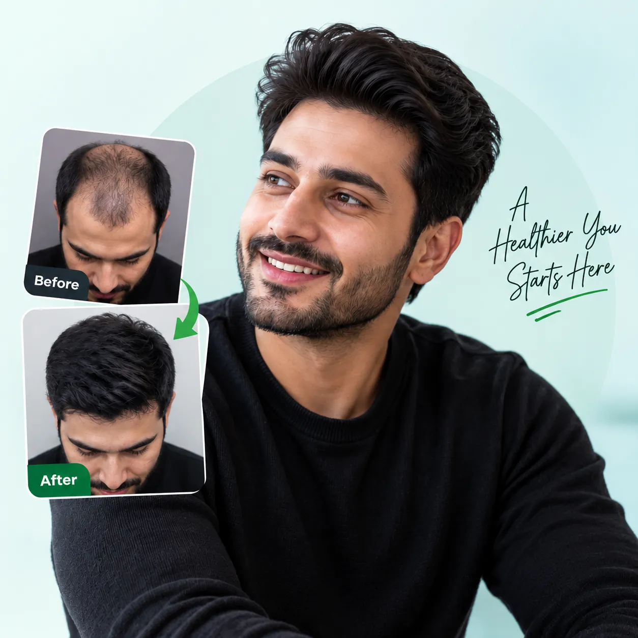 Free hair consultation at HRG Skin and Hair Clinic